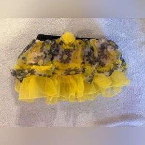 Baby Starters Yellow Floral Skirt